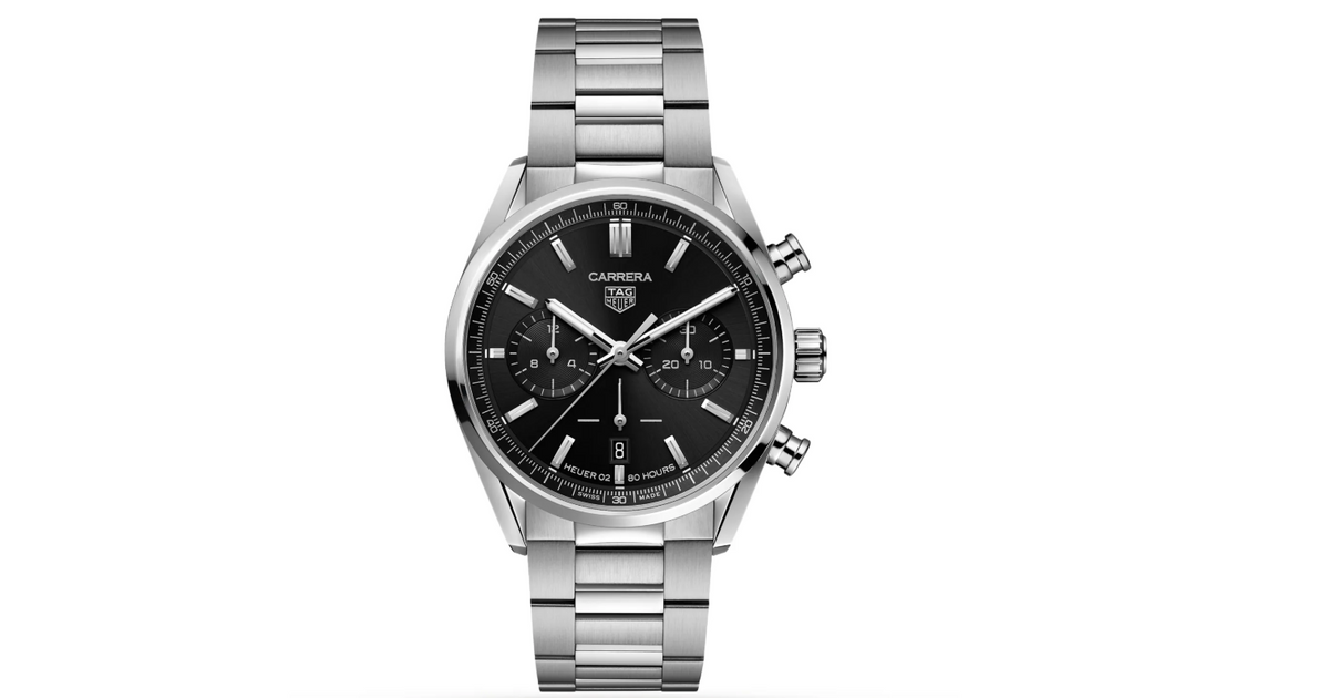 TGHR Carrera Calibre Heuer 02 Chronograph 42mm Mens Watch