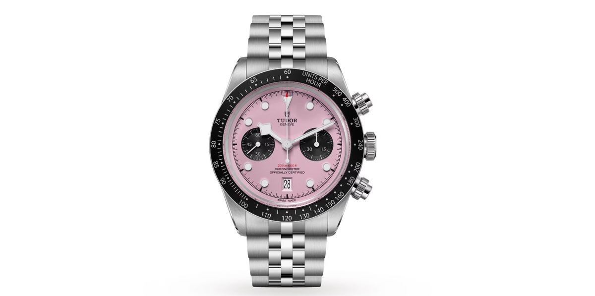 TDR Black Bay Chrono Pink