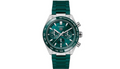 TGHR Carrera Chronograph 44mm Mens Watch Green Rubber