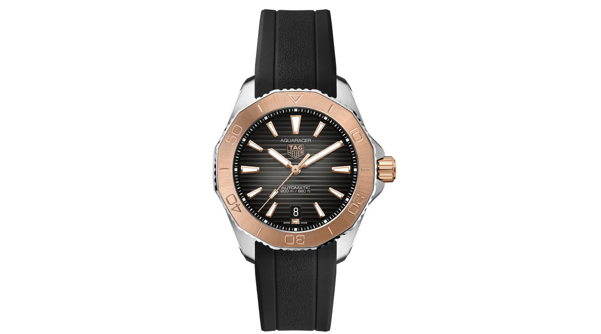 TGHR Aquaracer Professional 200 40mm Mens Watch Black