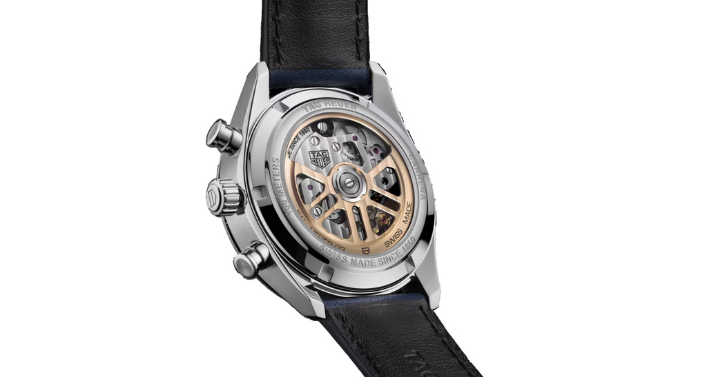 TGHR Carrera Chronograph 42mm Mens Watch Blue