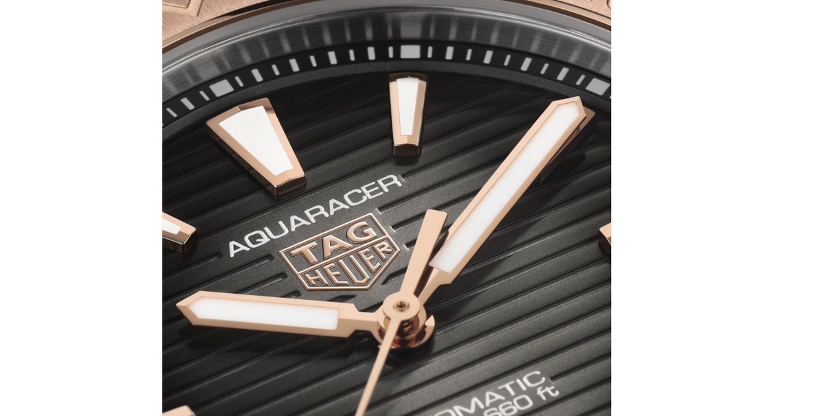 TGHR Aquaracer Professional 200 40mm Mens Watch Black