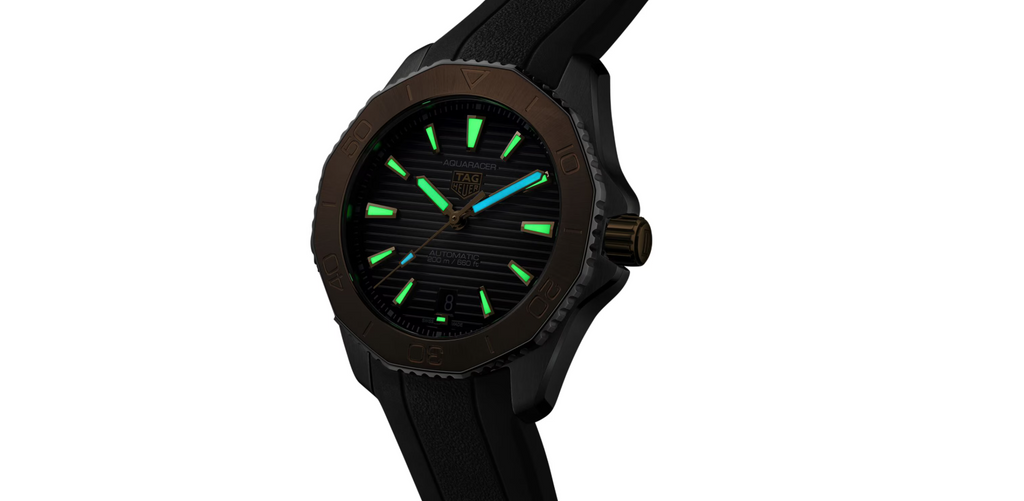 TGHR Aquaracer Professional 200 40mm Mens Watch Black