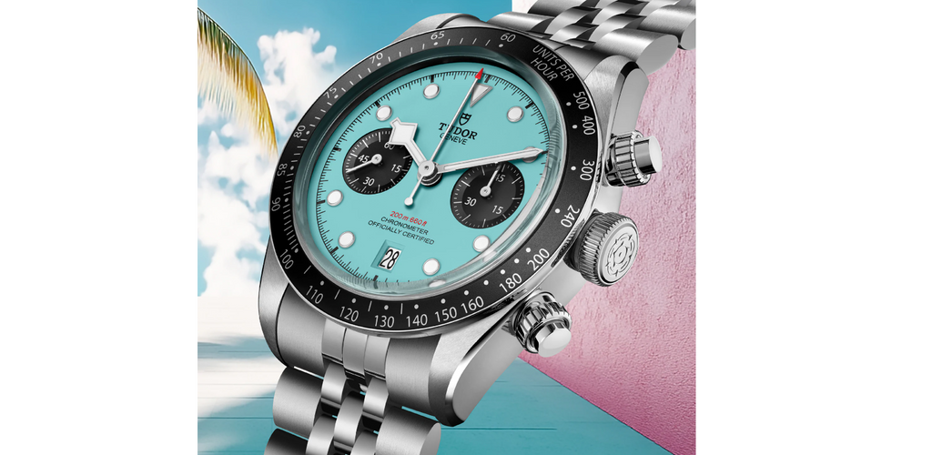 TDR Black Bay Chrono Flamingo Blue Manufacture Calibre MT5813 (COSC) 41mm steel case