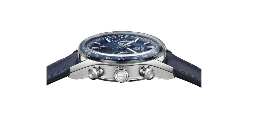 TGHR Carrera Chronograph 39mm Mens Watch Blue CBS2212.FC6535