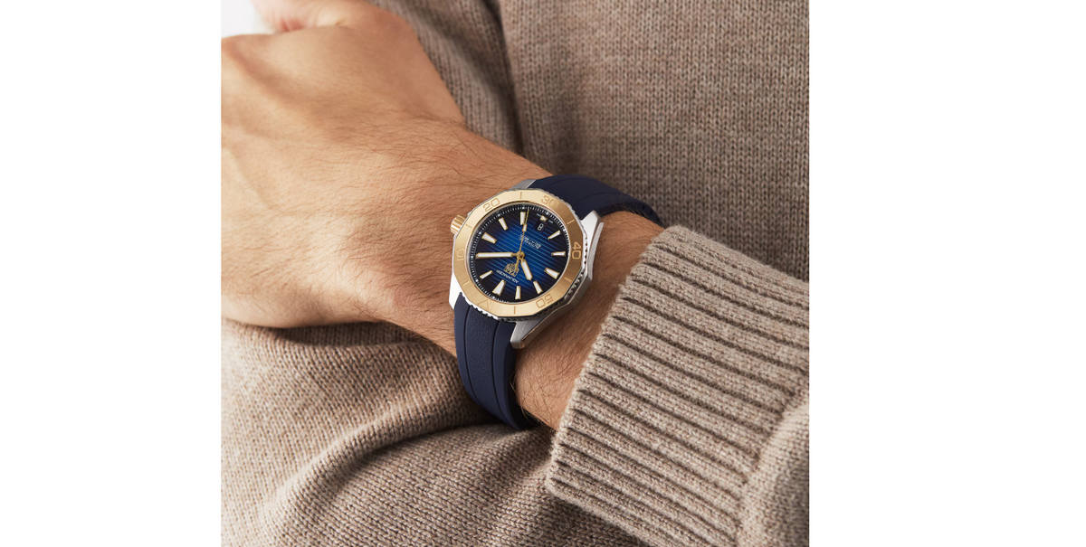 TGHR Aquaracer Professional 200 40mm Mens Watch Blue