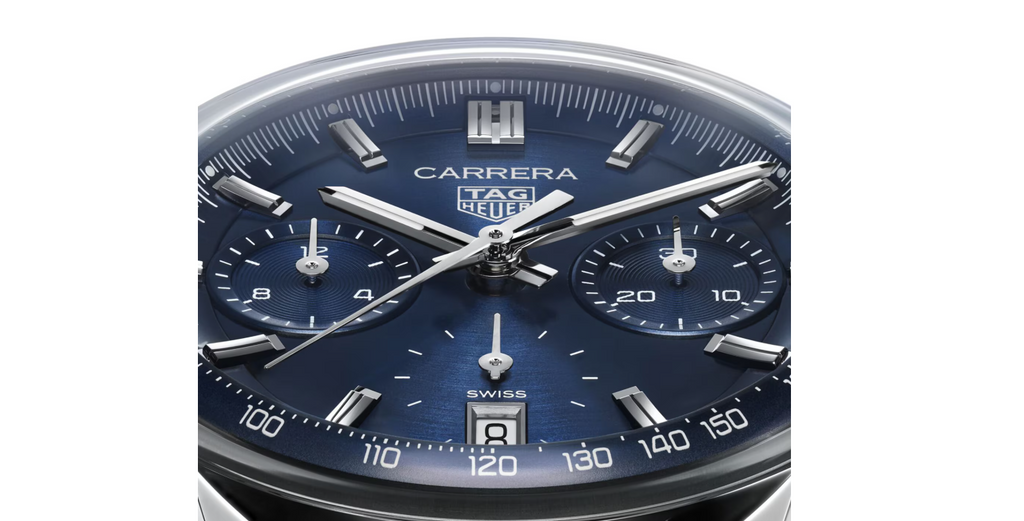 TGHR Carrera Chronograph 39mm Mens Watch Blue CBS2212.FC6535