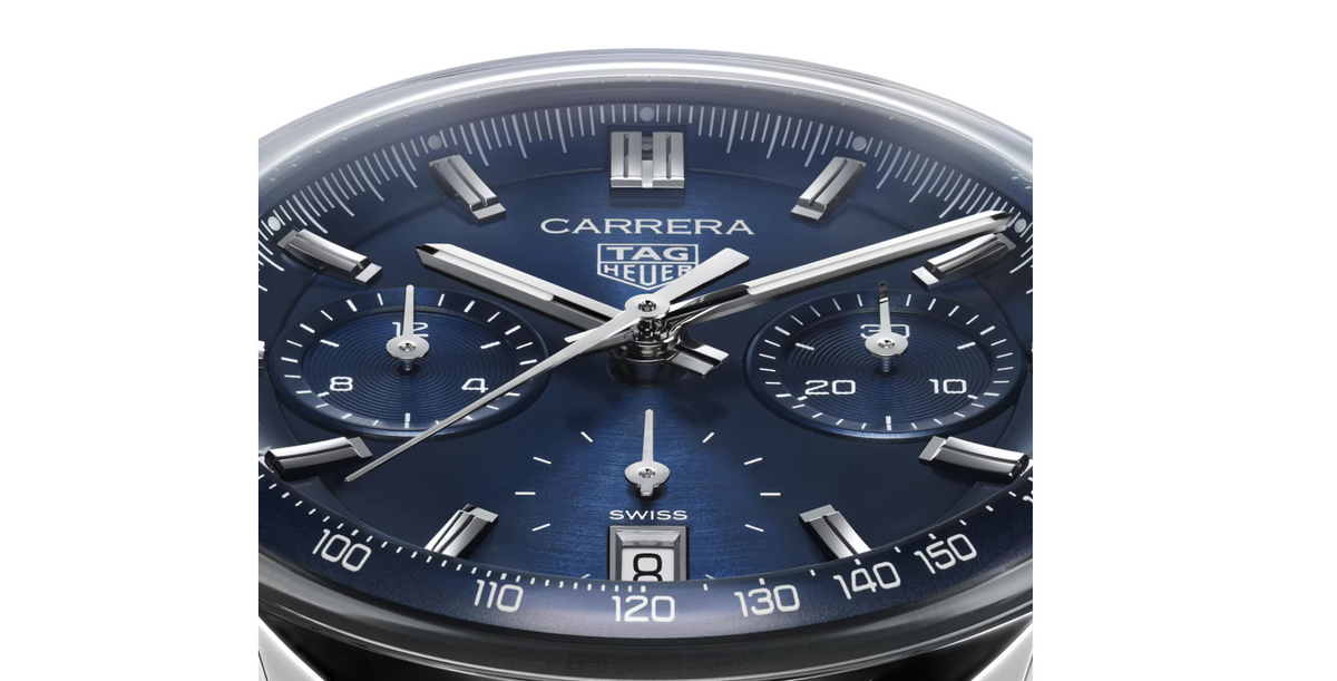 TGHR Carrera Chronograph 39mm Mens Watch Blue CBS2212.FC6535