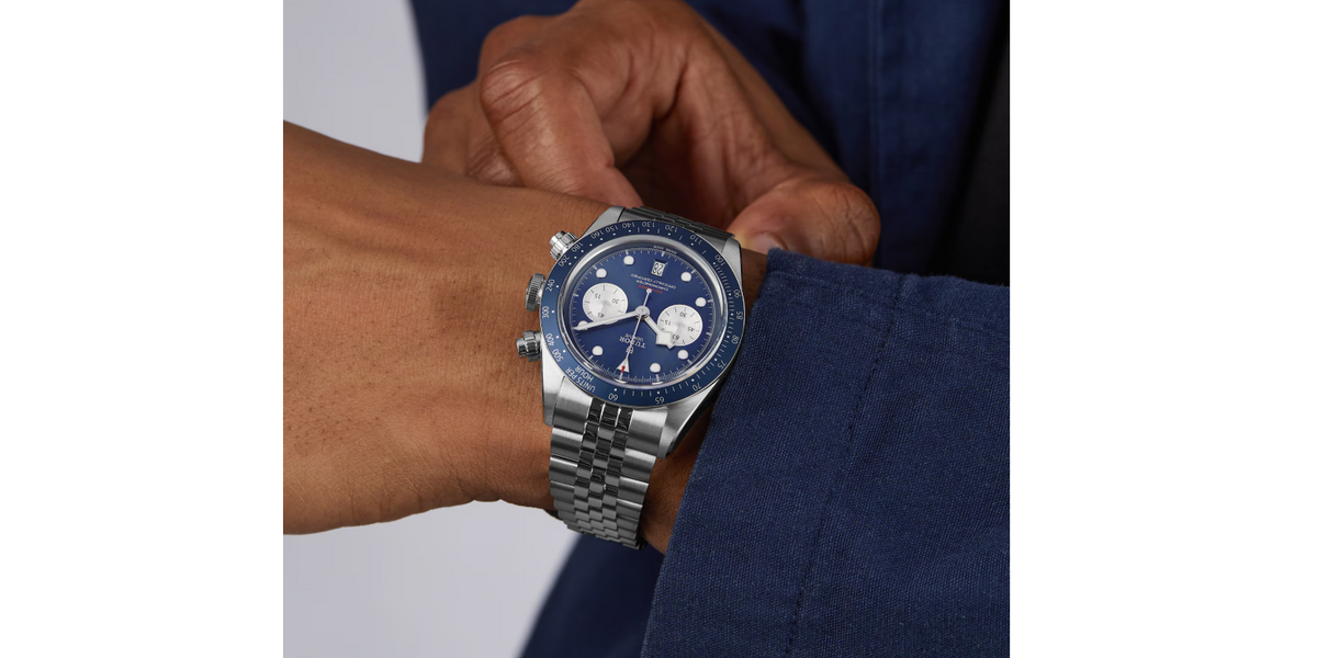 TDR Black Bay Chrono Boutique Edition 41mm steel case