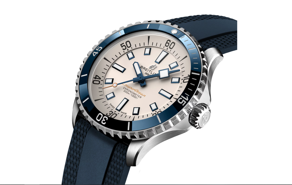BRT Superocean Automatic 42 Stainless Steel Rubber Strap Watch