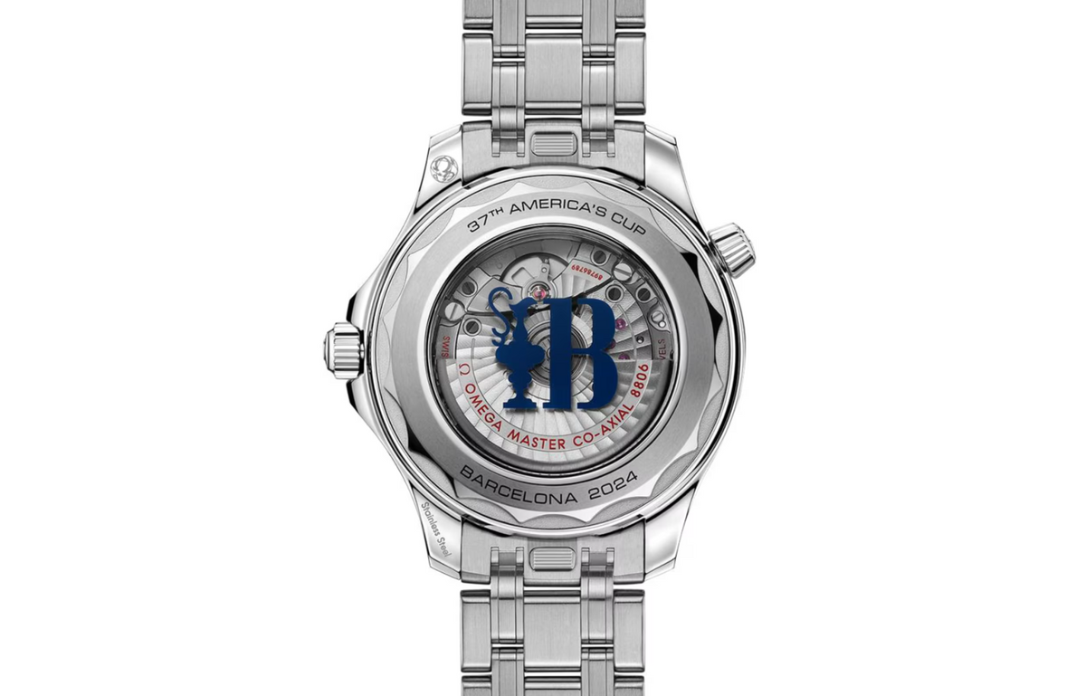 OMG Seamaster Diver Americas Cup 300m 42mm Mens Watch White