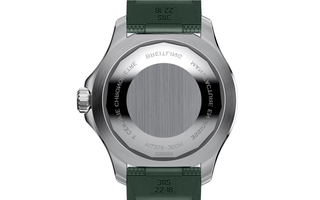 BRT Superocean Automatic 44 Stainless Steel Rubber Strap Watch
