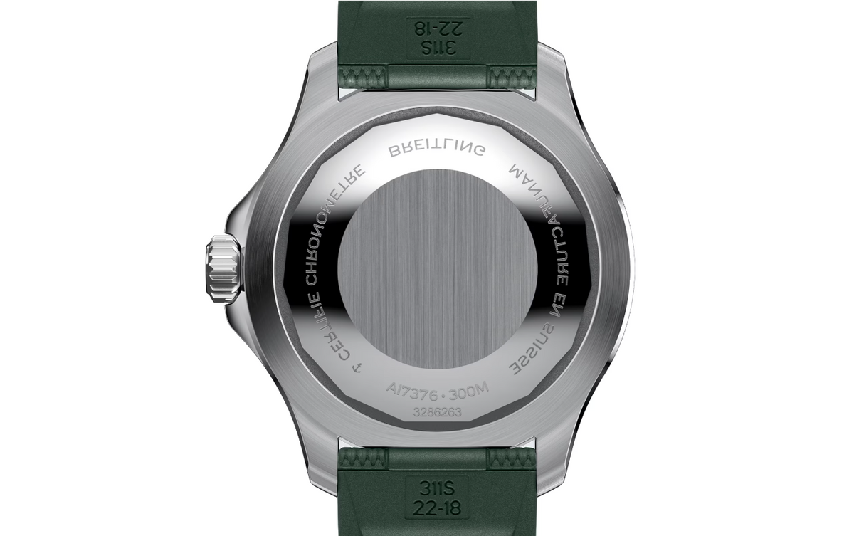 BRT Superocean Automatic 44 Stainless Steel Rubber Strap Watch
