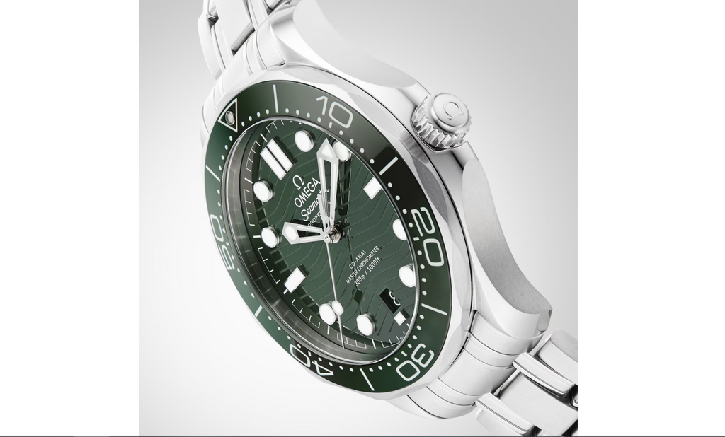 OMG Seamaster Diver 300m Co-Axial Master Chronometer 42mm Mens Watch Green
