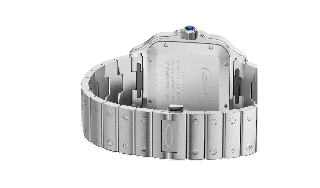 Santos De CRT Watch, Large Model, Automatic Winding, Steel Case