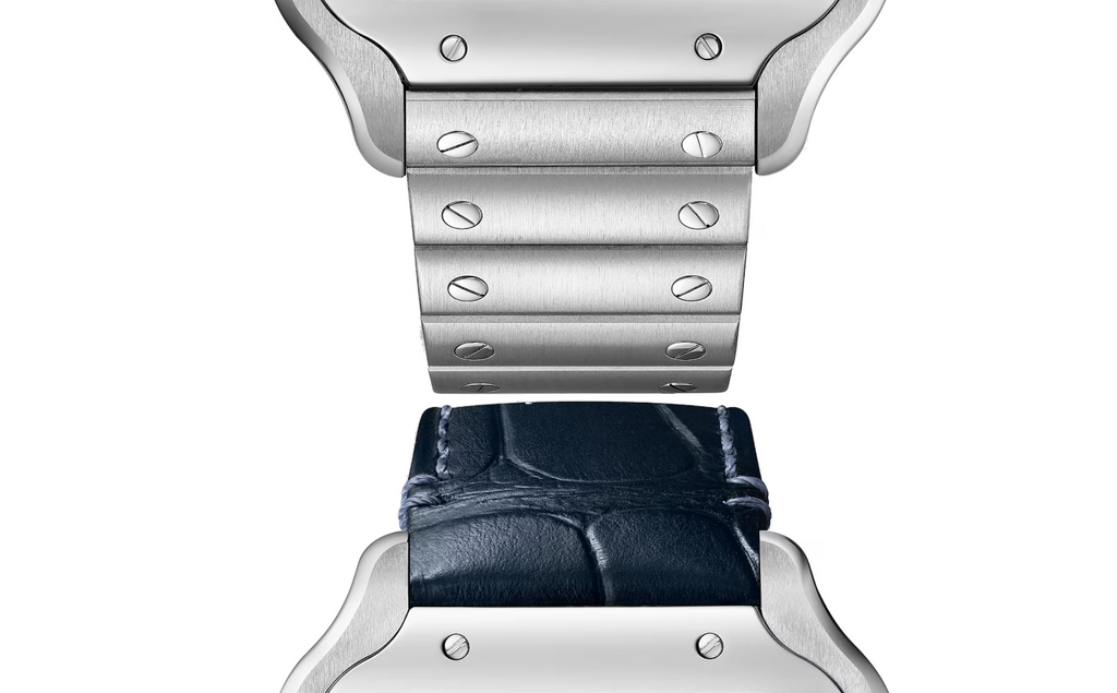 Santos De CRT Watch, Large Model, Automatic Winding, Steel Case