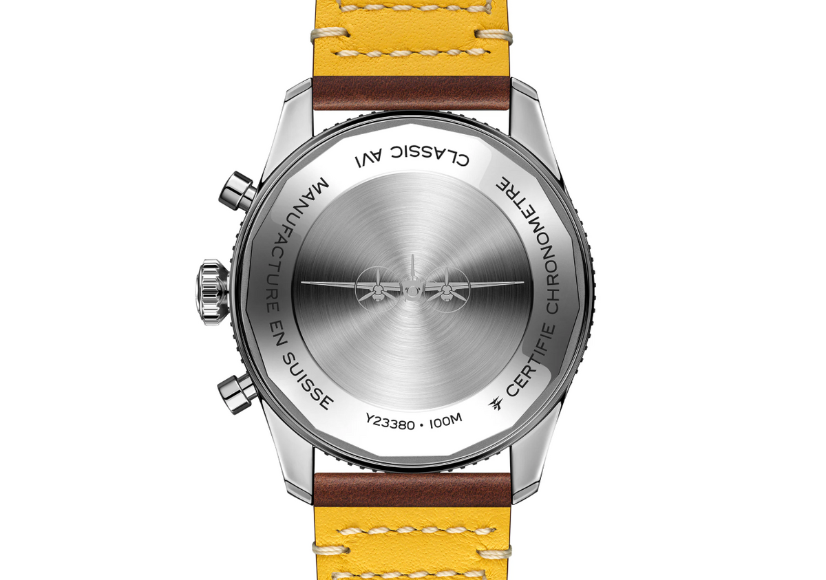 BRT Classic AVI Chronograph 42 Mosquito Leather Strap Watch