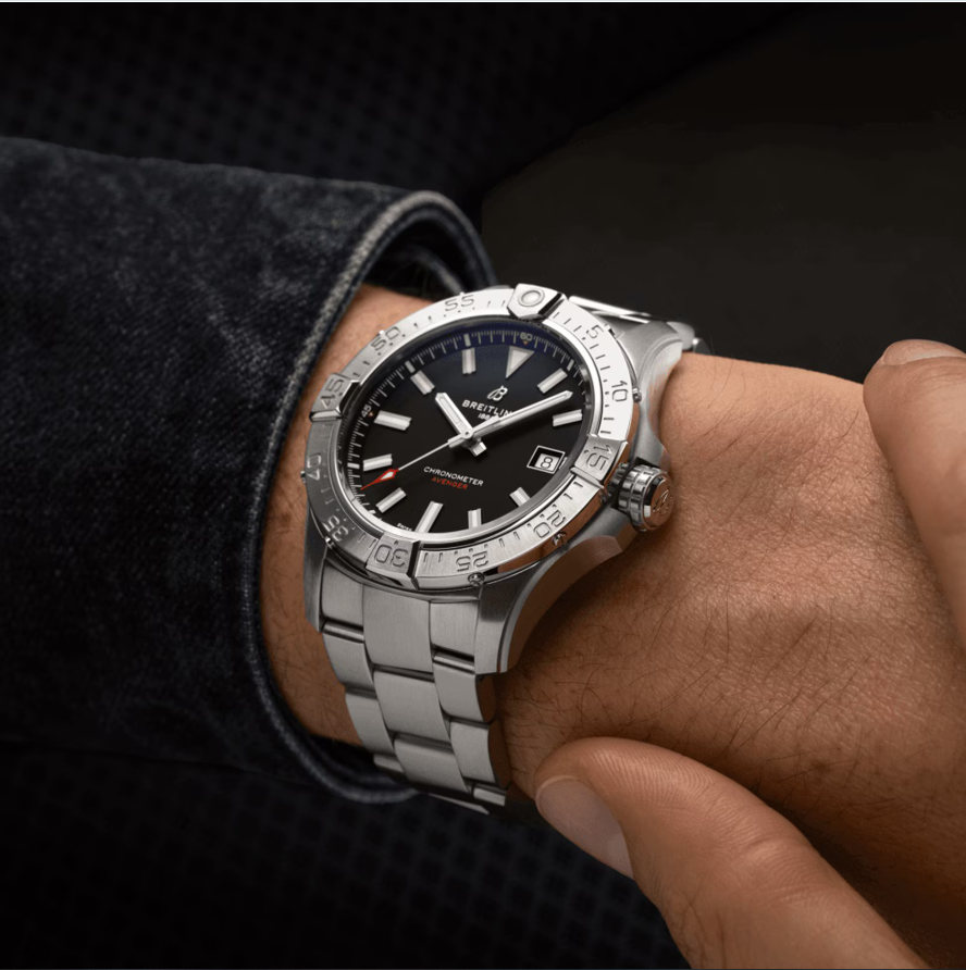 BRT Avenger Automatic 42mm Mens Watch Black Stainless Steel