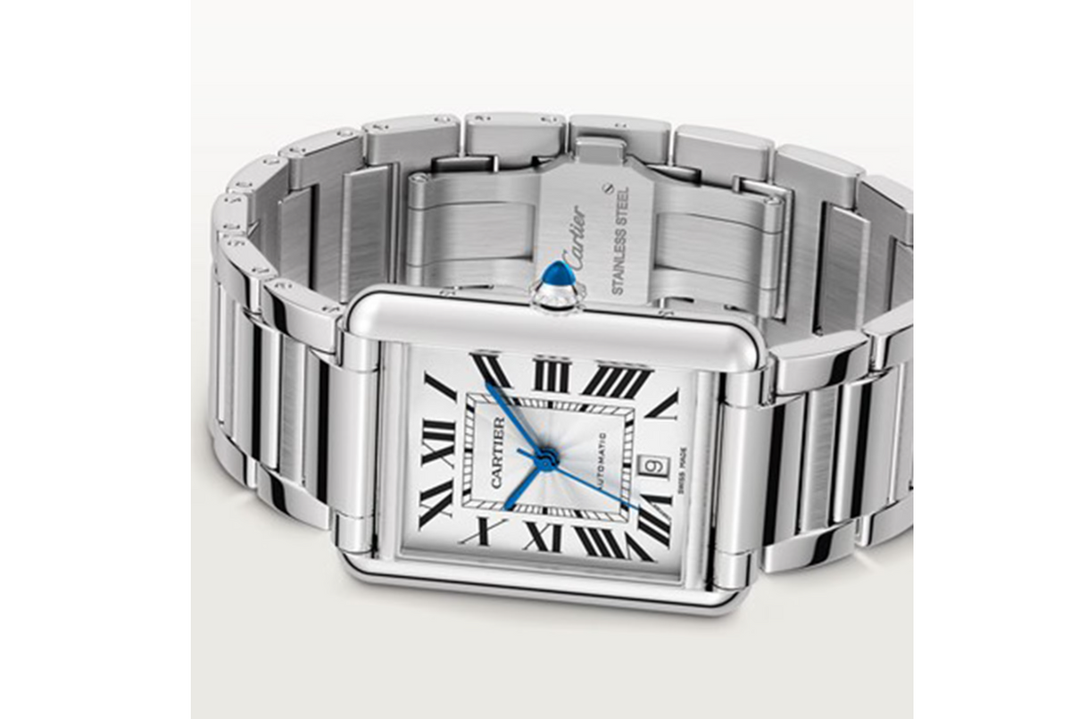 Tank Must, Extra-Large Model, Automatic Movement, Steel 41mm X 31mm