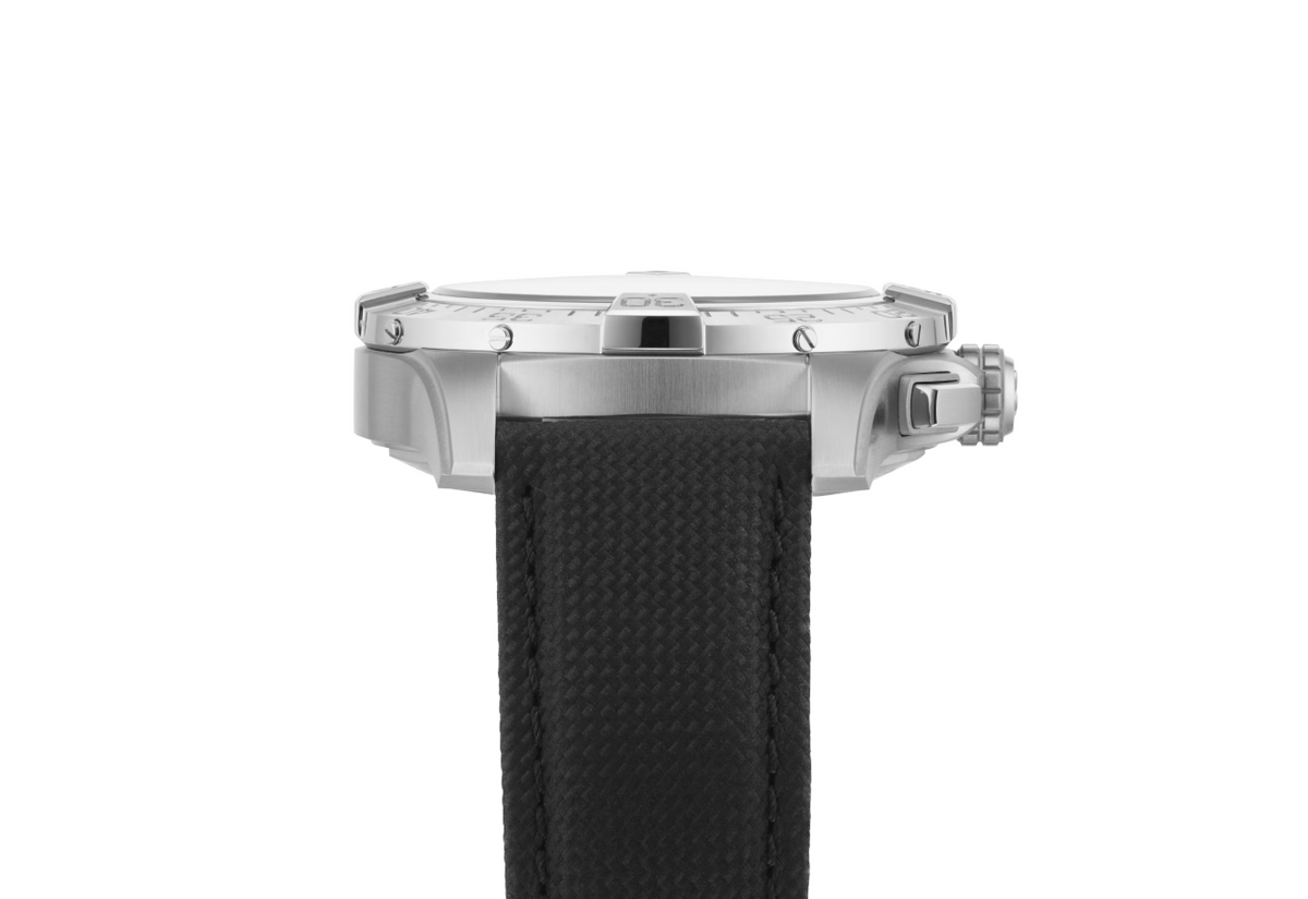 BRT Avenger Chronograph B01 44mm Mens Watch Black Leather