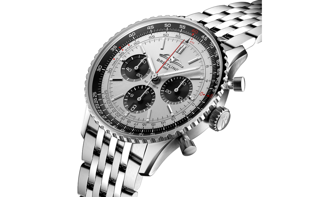 BRT Navitimer B01 Chronograph 43 Silver Watch