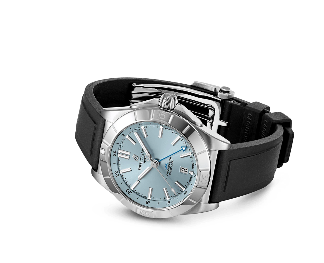 BRT Chronomat Automatic GMT 40mm Mens Watch Blue
