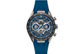 TGHR Carrera Chronograph Extreme Sport 44mm Mens Watch Blue