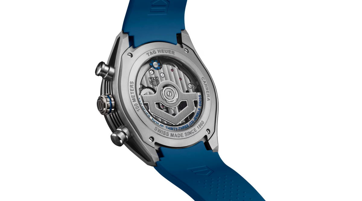 TGHR Carrera Chronograph Extreme Sport 44mm Mens Watch Blue