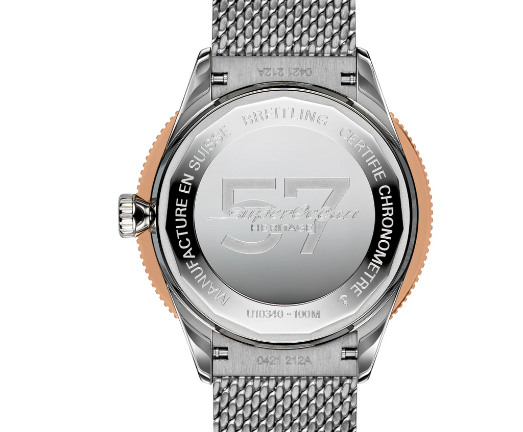 BRT Superocean Heritage '57 Highlands Capsule 38mm Mens Watch Blue 2 Straps