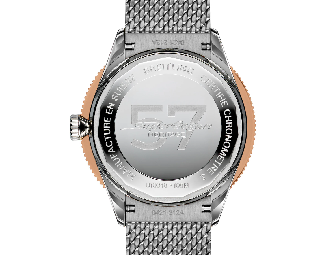 BRT Superocean Heritage '57 Highlands Capsule 38mm Mens Watch Blue 2 Straps