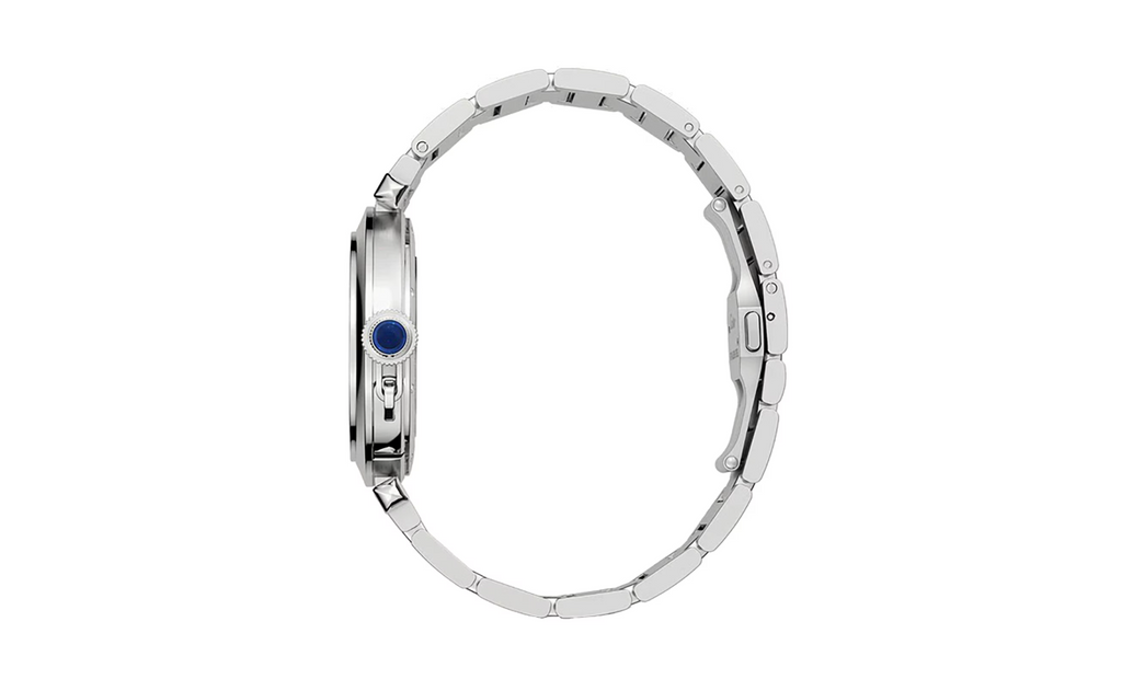 Pasha De CRT Watch 41mm, Automatic Movement, Steel, Dark Grey Dial, Interchangeable Metal And Leather Straps