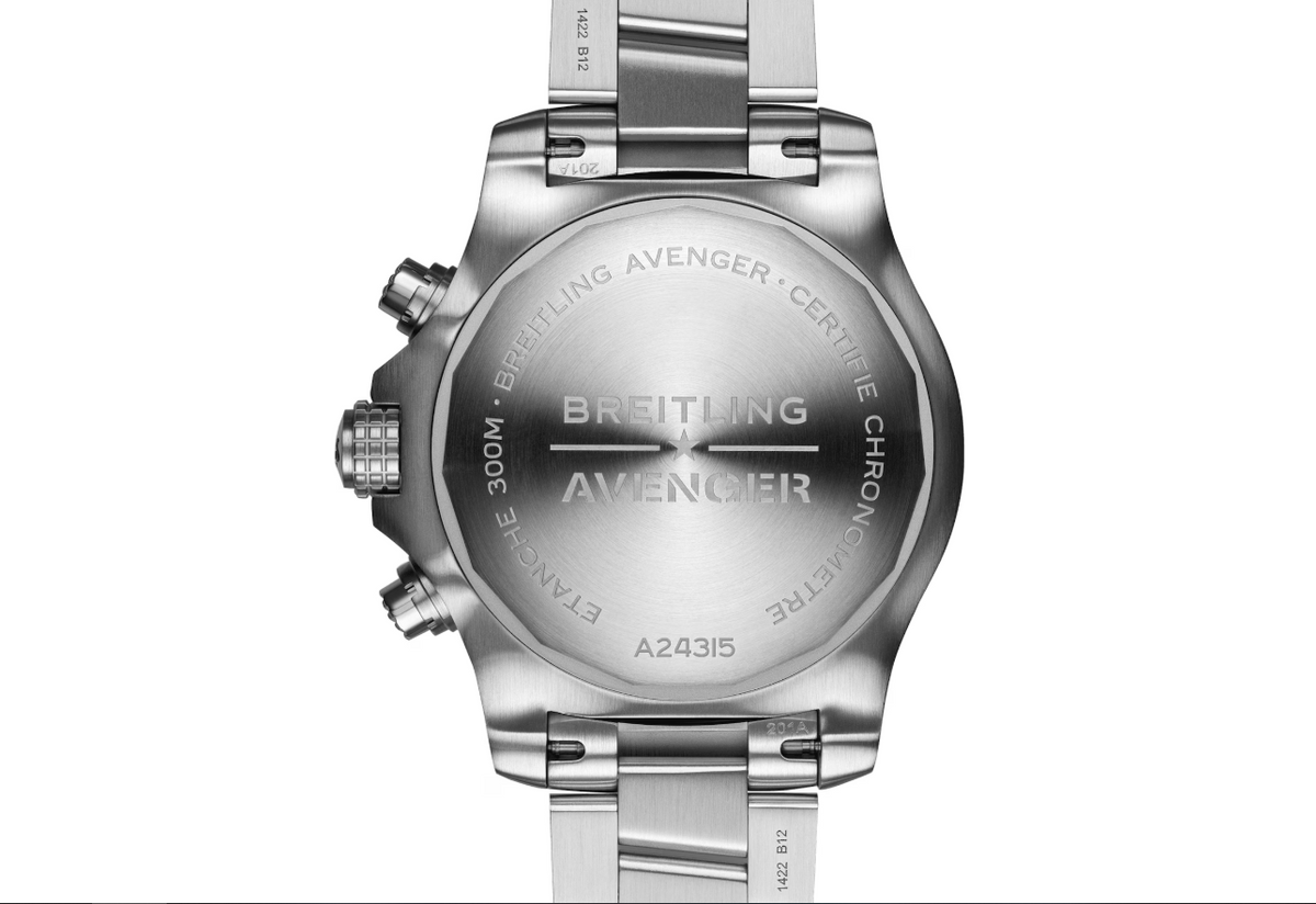 BRT Avenger Chronograph GMT 45 Stainless Steel Watch
