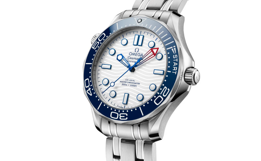 OMG Seamaster Diver Americas Cup 300m 42mm Mens Watch White