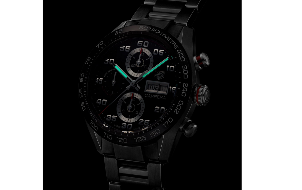 TGHR Heuer Carrera 44mm Mens Watch