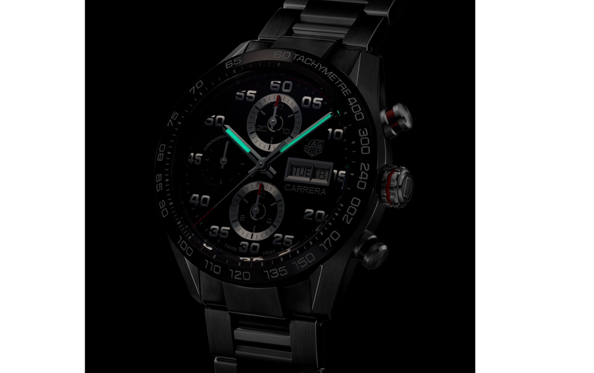 TGHR Heuer Carrera 44mm Mens Watch