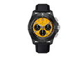 BRT Avenger B01 Chronograph 44mm Night Mission Mens Watch Yellow Black Leather