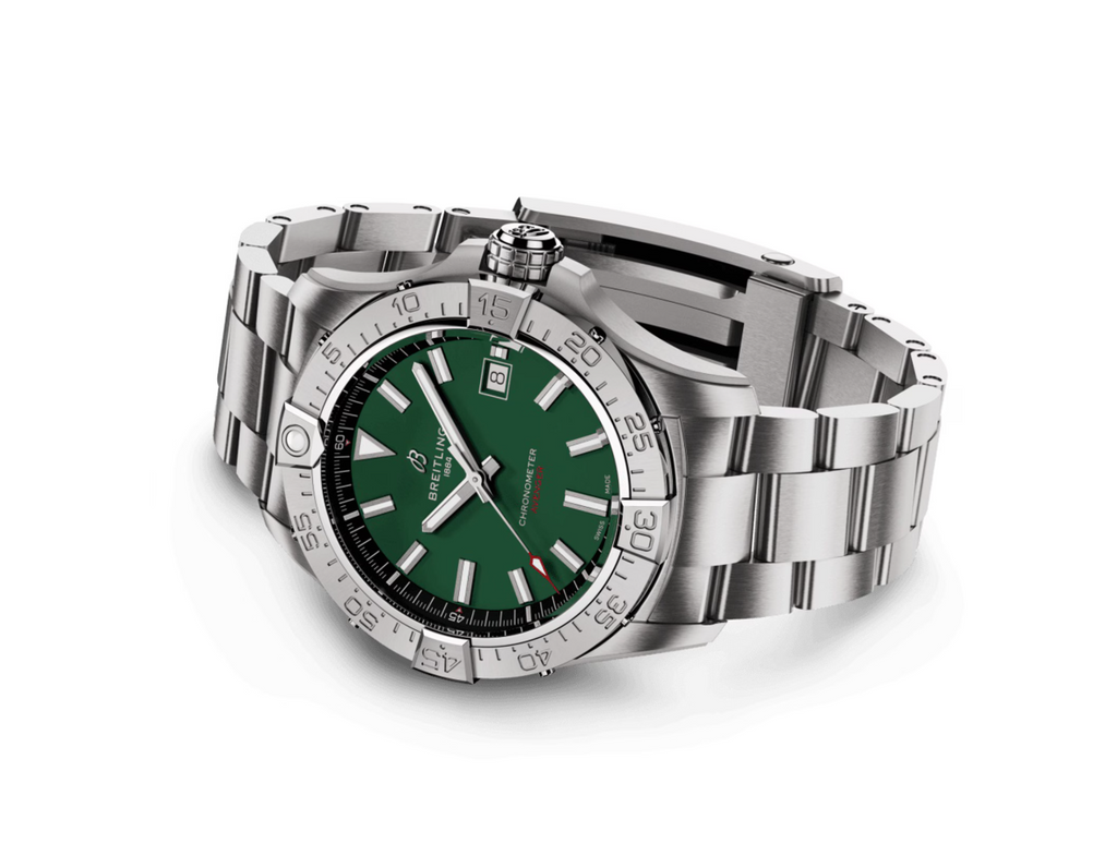 BRT Avenger Automatic 42mm Mens Watch Green Stainless Steel