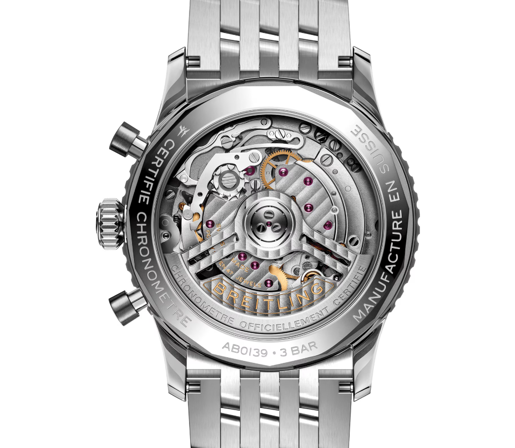 BRT Navitimer Chronograph 41mm Mens Watch White