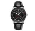 BRT Navitimer Automatic GMT 41mm Mens Watch Black