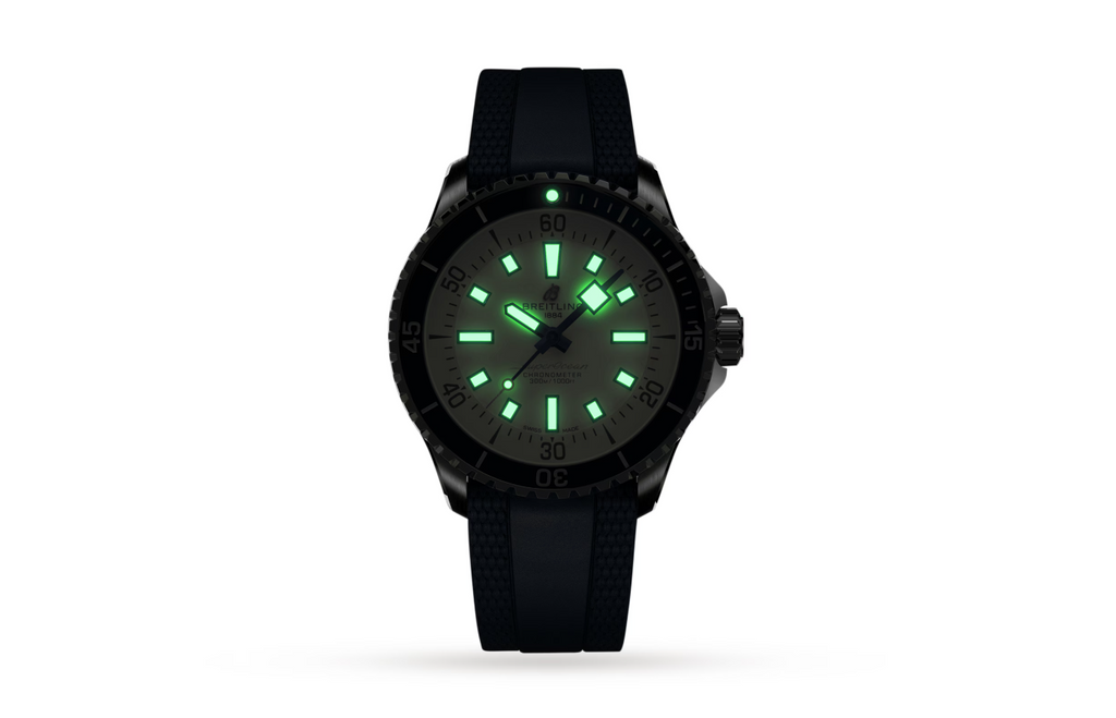BRT Superocean Automatic 42 Stainless Steel Rubber Strap Watch