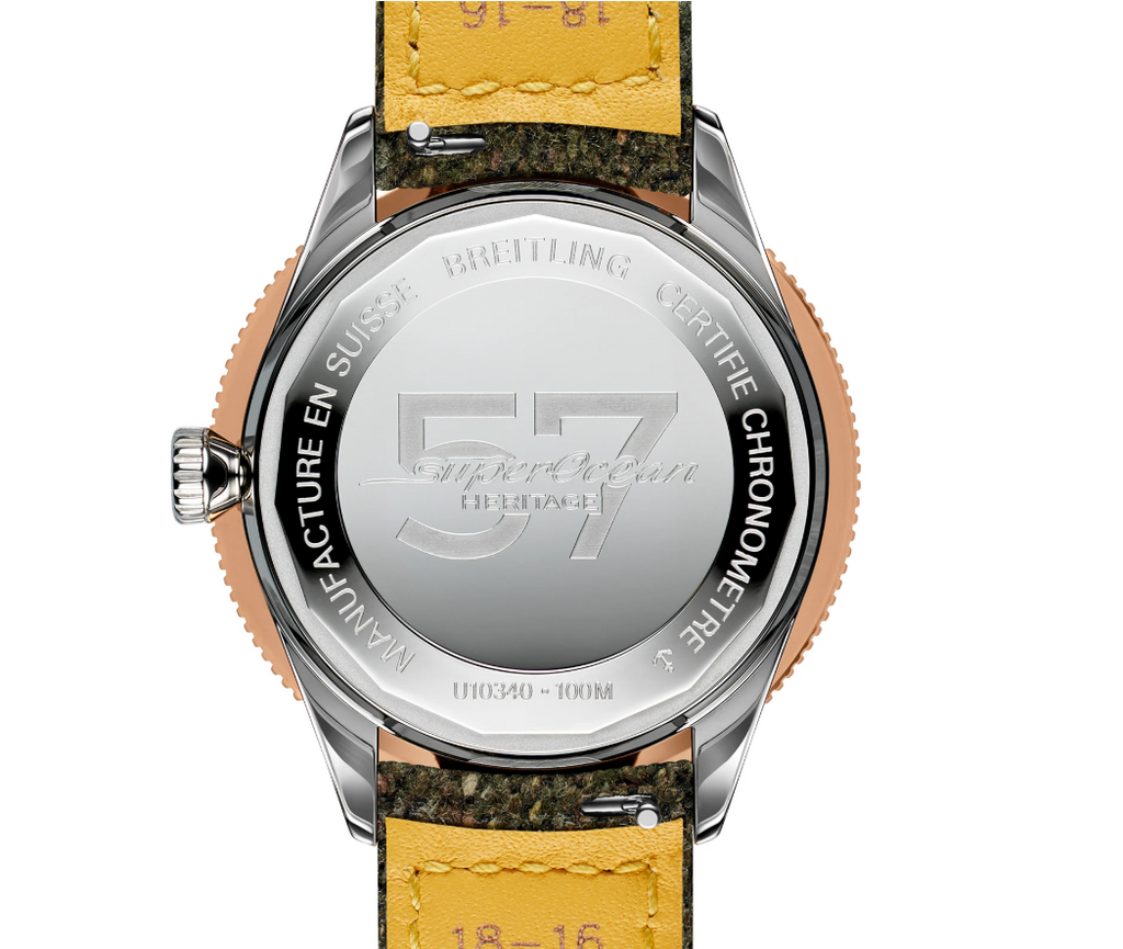BRT Superocean Heritage '57 Highlands Capsule 38mm Mens Watch Green 2 Straps