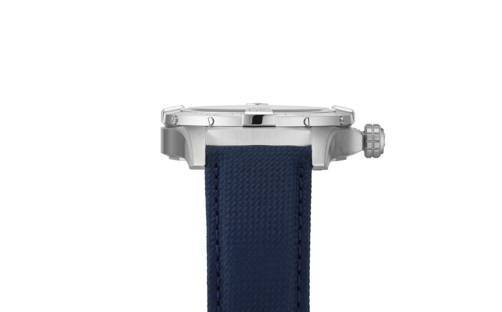 BRT Avenger Automatic 42mm Mens Watch Blue Leather