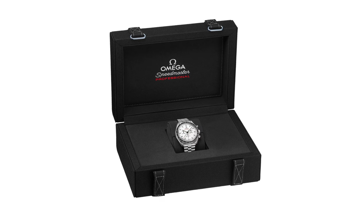 OMG Speedmaster Moonwatch Professional 42mm Mens Watch White