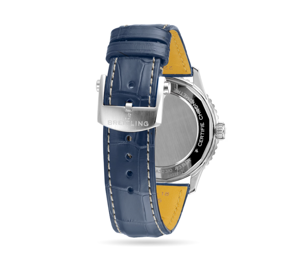BRT Navitimer Automatic GMT 41mm Mens Watch Light Blue