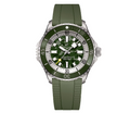 BRT Superocean Automatic Super Diver 46mm Mens Watch Green Rubber