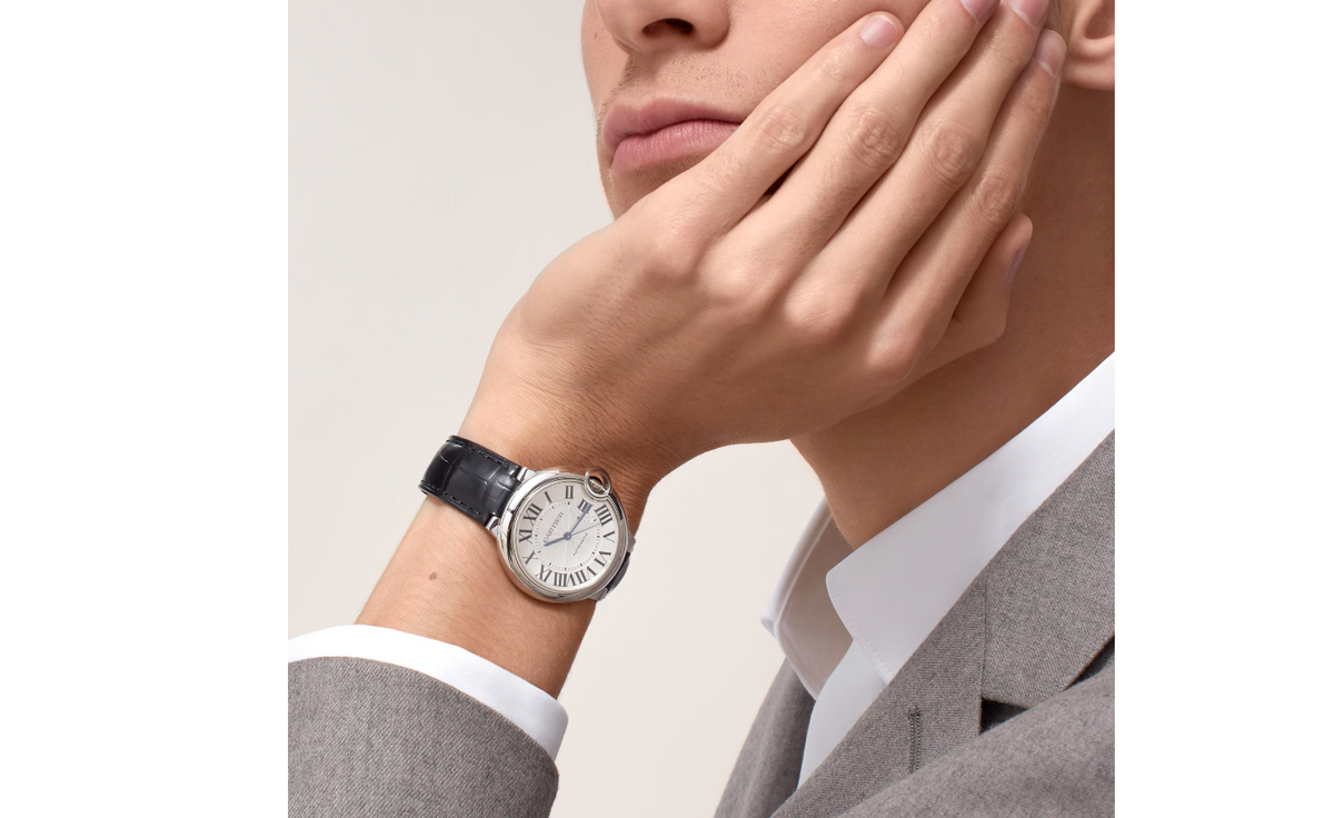 Ballon Bleu De CRT Watch, 36mm, Mechanical Movement With Automatic Winding, Steel