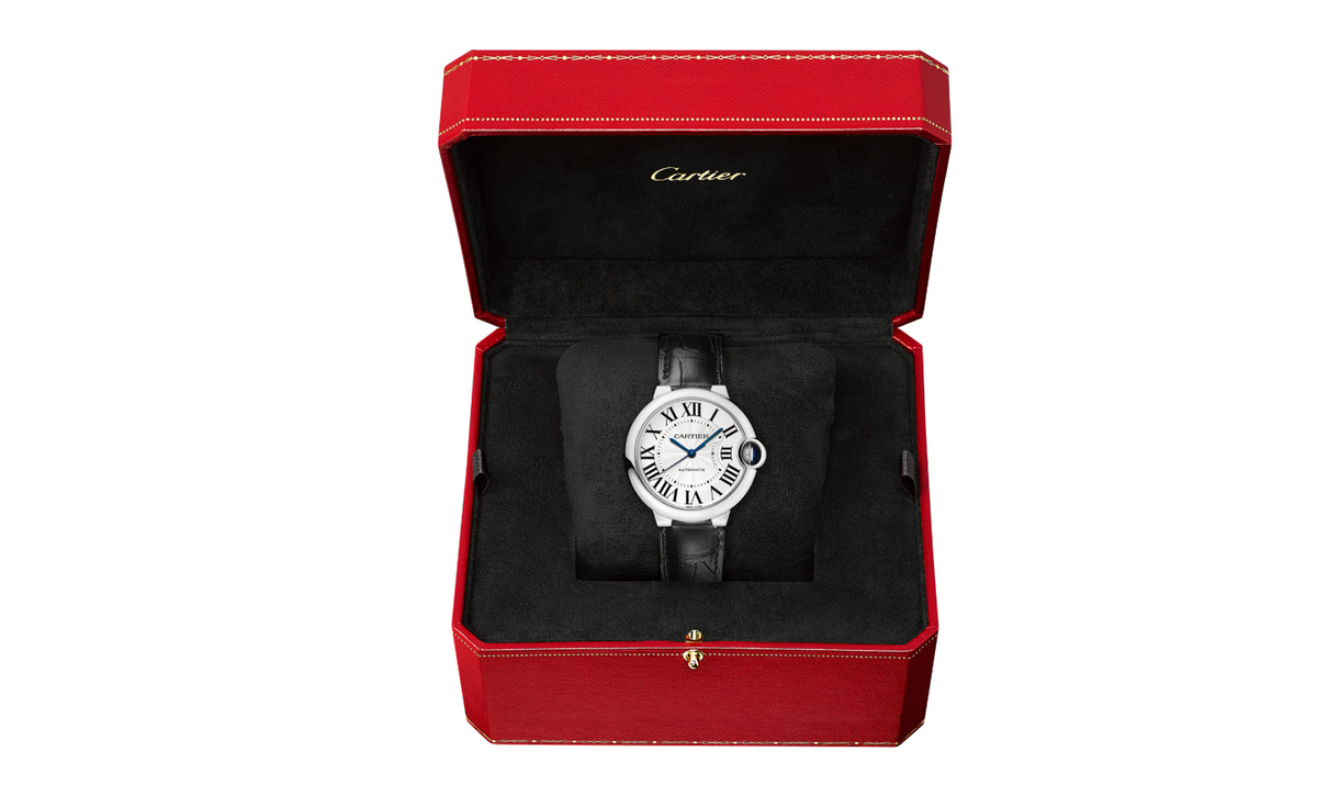 Ballon Bleu De CRT Watch, 36mm, Mechanical Movement With Automatic Winding, Steel