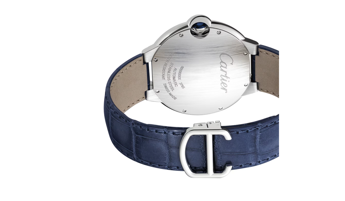Ballon Bleu de CRT watch, 42 mm. Mechanical movement with automatic winding, caliber 1847 MC.