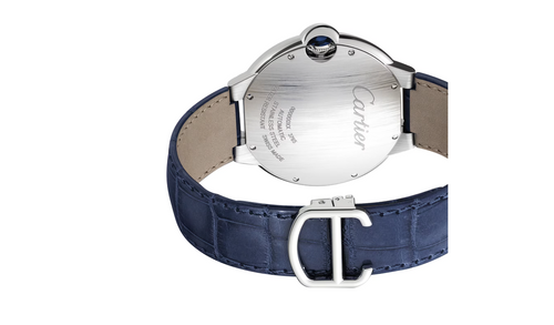 Ballon Bleu de CRT watch, 42 mm. Mechanical movement with automatic winding, caliber 1847 MC.