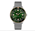 BRT Superocean Heritage '57 Highlands Capsule 38mm Mens Watch Green 2 Straps